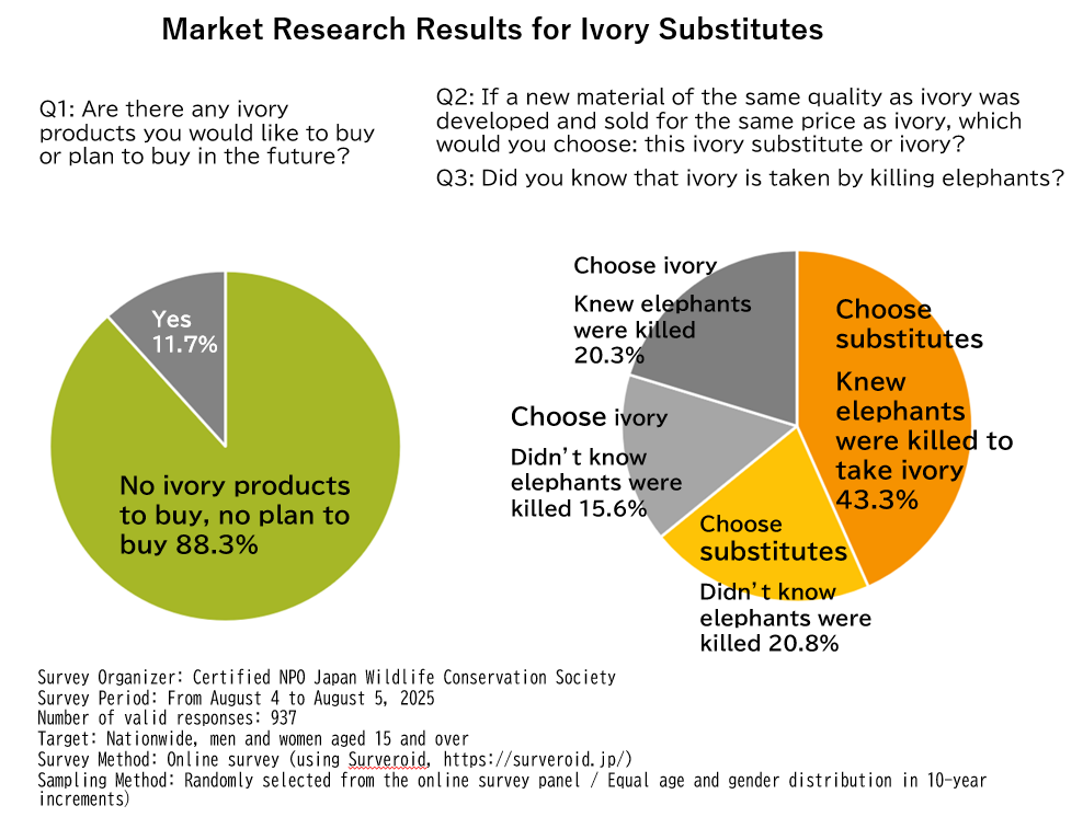 Market Research Results for Ivory Substitutes
