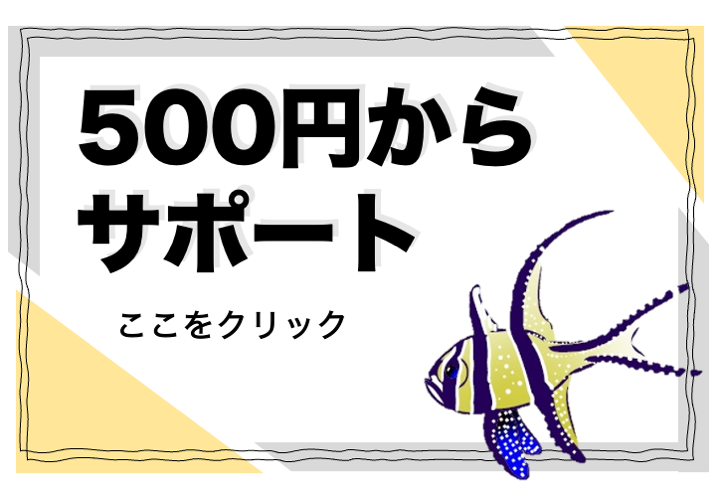 500円からサポートするにはこちら